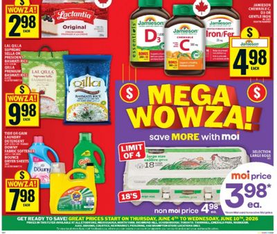 Food Basics Ontario: Selection Large Eggs 18’s $3.98 Moi Price June 4th – 10th + More