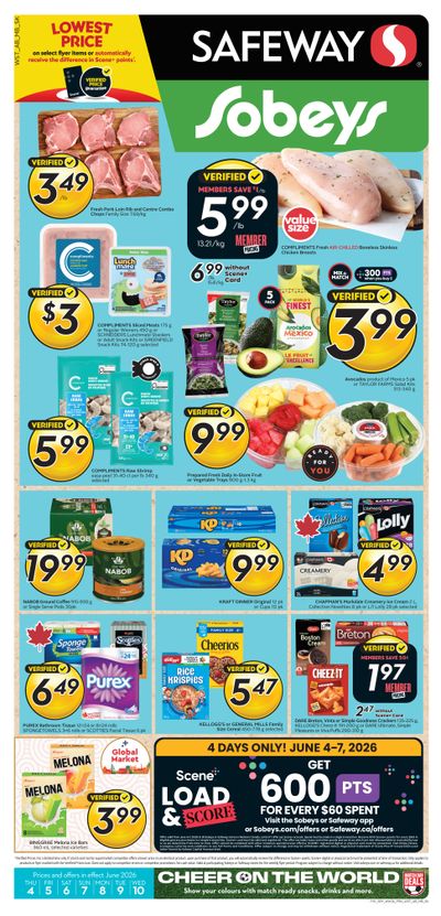 Sobeys/Safeway (SK & MB) Flyer June 4 to 10