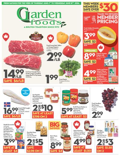 Garden Foods Flyer June 4 to 10