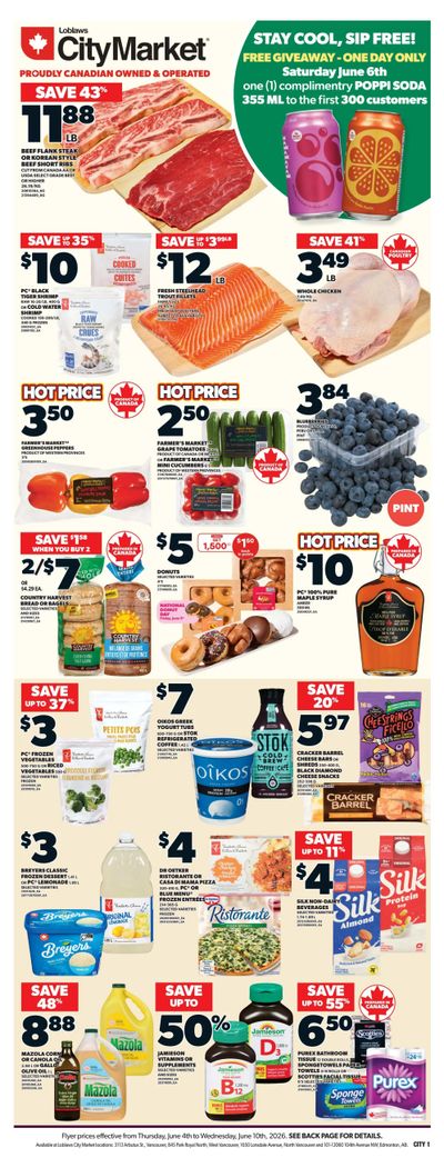 Loblaws City Market (West) Flyer June 4 to 10