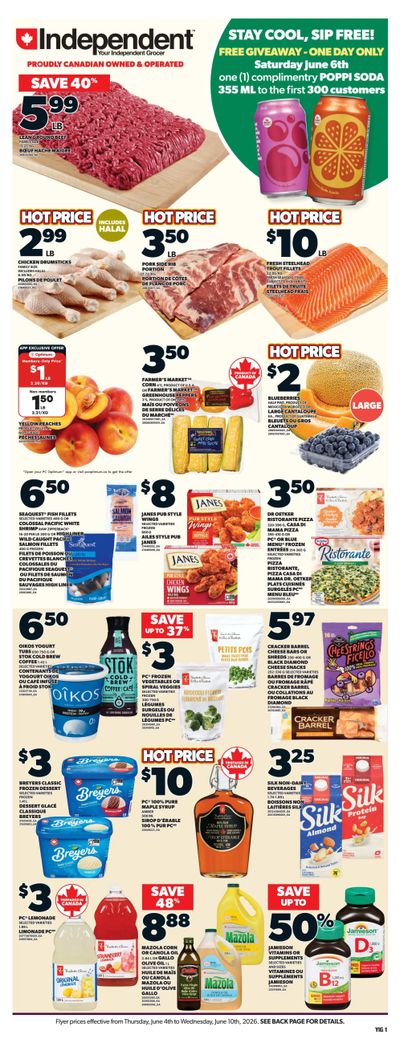 Independent Grocer (ON) Flyer June 4 to 10