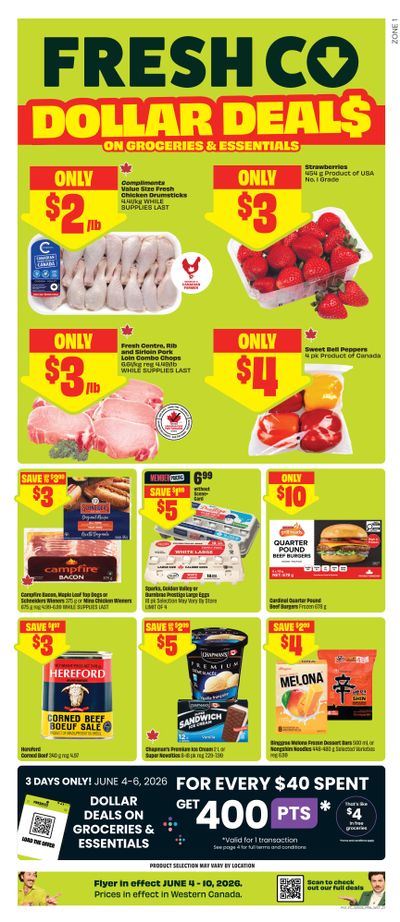 FreshCo (West) Flyer June 4 to 10