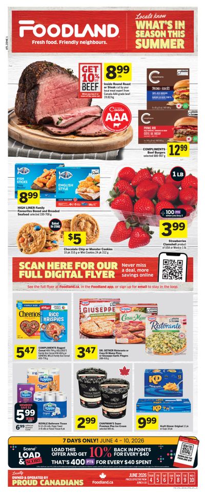 Foodland (Atlantic) Flyer June 4 to 10