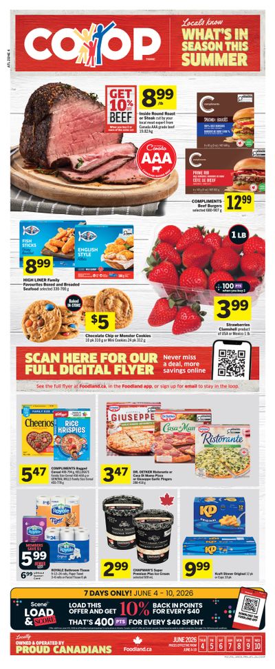 Foodland Co-op Flyer June 4 to 10