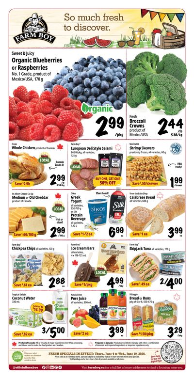 Farm Boy Flyer June 4 to 10