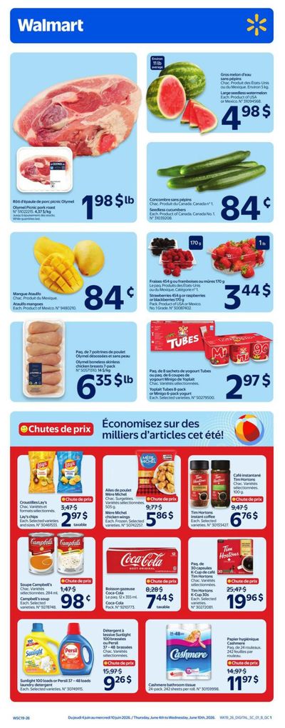 Walmart (QC) Flyer June 4 to 10