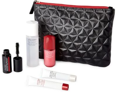 Hudson’s Bay Canada Shiseido Deals: Enjoy FREE 6-Piece Set Gift ($96 Value) + Cosmetic Bag with Any $64 Purchase + FREE Shipping