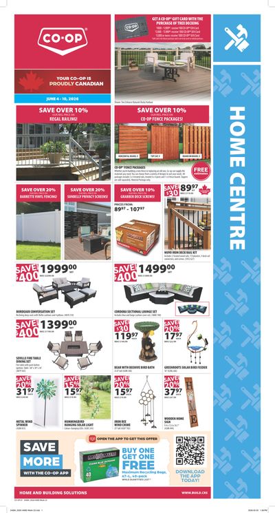Co-op (West) Home Centre Flyer June 4 to 10