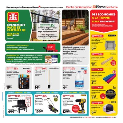 Home Hardware Building Centre (QC) Flyer June 4 to 17