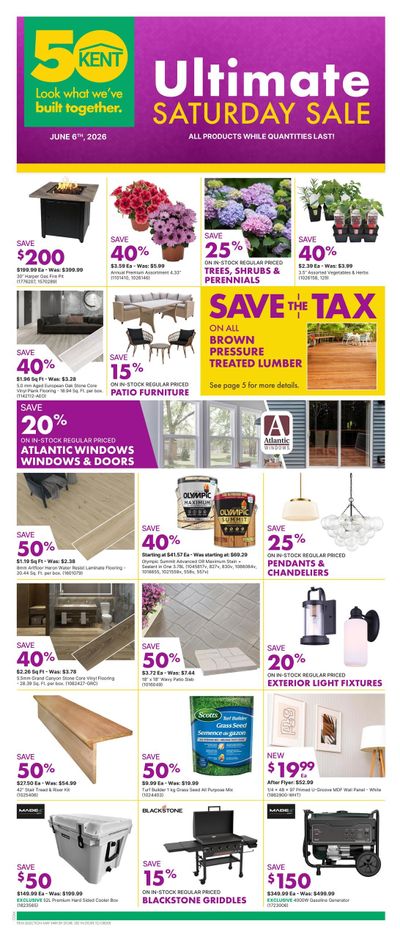 Kent Building Supplies Flyer June 4 to 10
