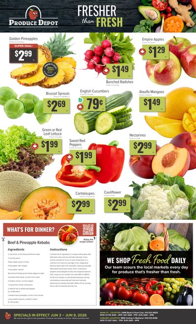 Produce Depot Flyer June 3 to 9