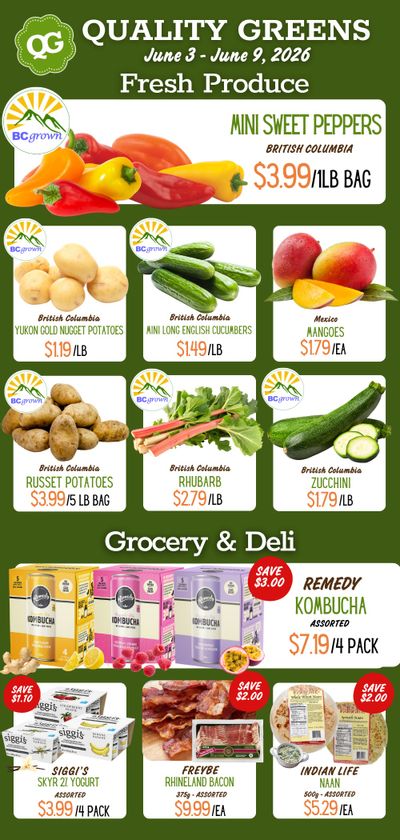 Quality Greens Flyer June 3 to 9