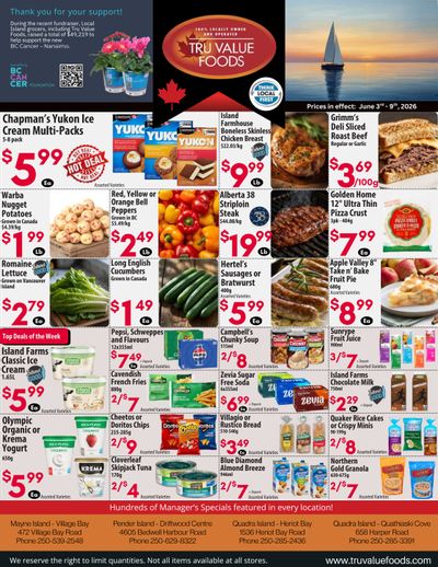 Tru Value Foods Flyer June 3 to 9