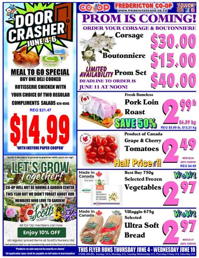 Fredericton Co-op Flyer June 4 to 10