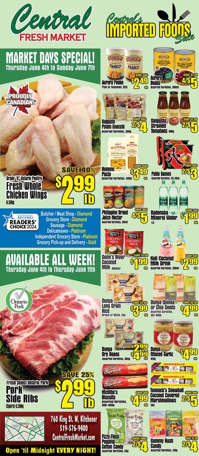 Central Fresh Market Flyer June 4 to 11