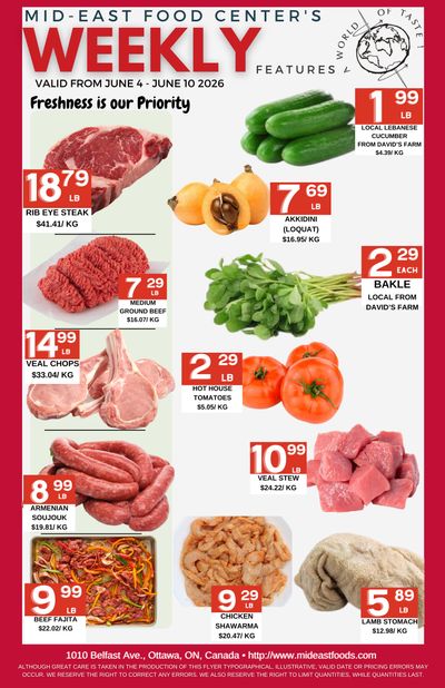 Mid-East Food Centre Flyer June 4 to 10