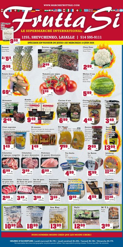 Frutta Si Flyer June 4 to 10