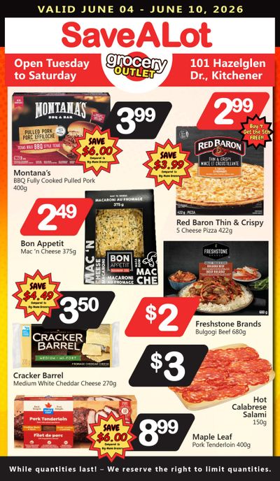 SaveALot Grocery Outlet Flyer June 4 to 10