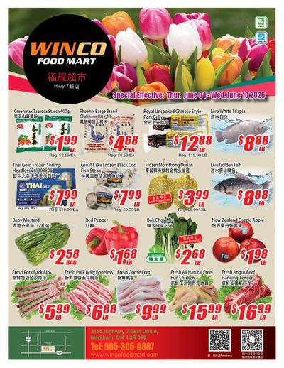 WinCo Food Mart (HWY 7) Flyer June 4 to 10