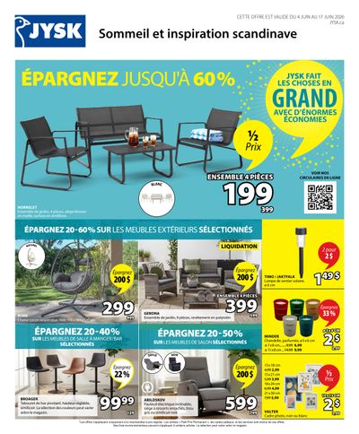 JYSK (QC) Flyer June 4 to 17