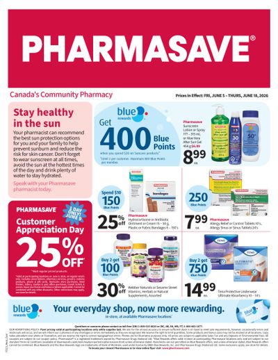 Pharmasave (Atlantic, ON, West) Flyer June 5 to 18
