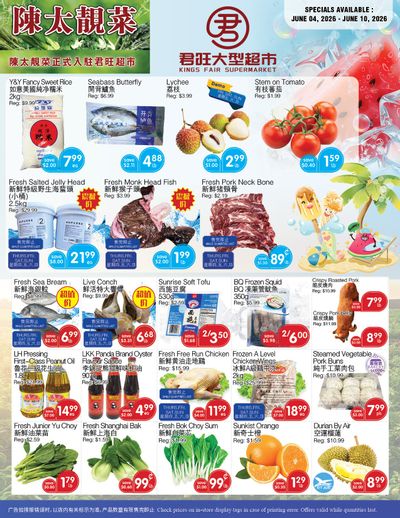 Kings Fair Supermarket Flyer June 4 to 10
