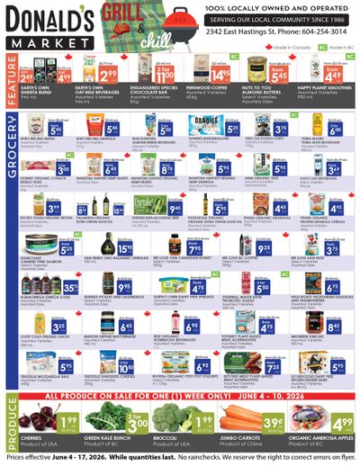 Donald's Market Flyer June 4 to 17