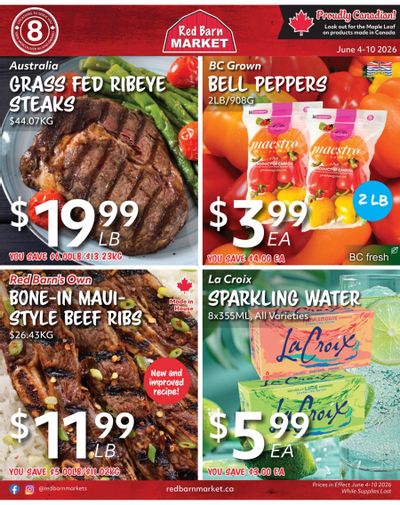 Red Barn Market Flyer June 4 to 10