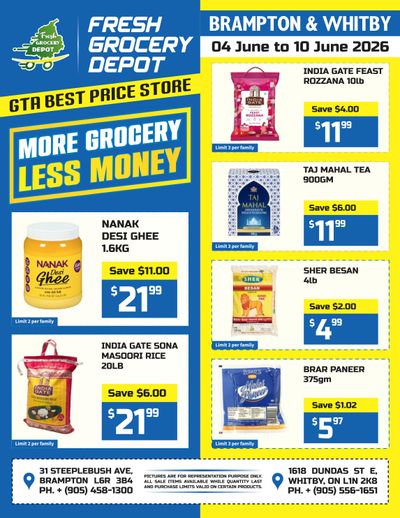 Fresh Grocery Depot Flyer June 4 to 10