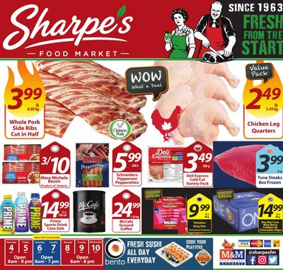 Sharpe's Food Market Flyer June 4 to 10
