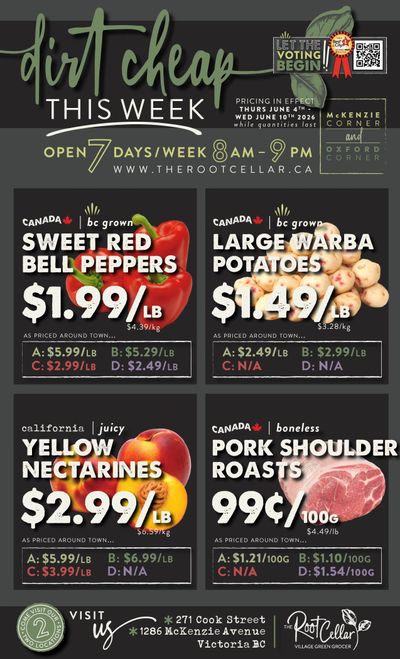 The Root Cellar Flyer June 4 to 10