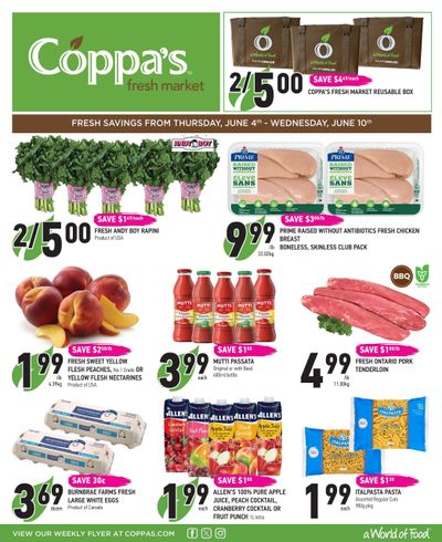Coppa's Fresh Market Flyer June 4 to 10