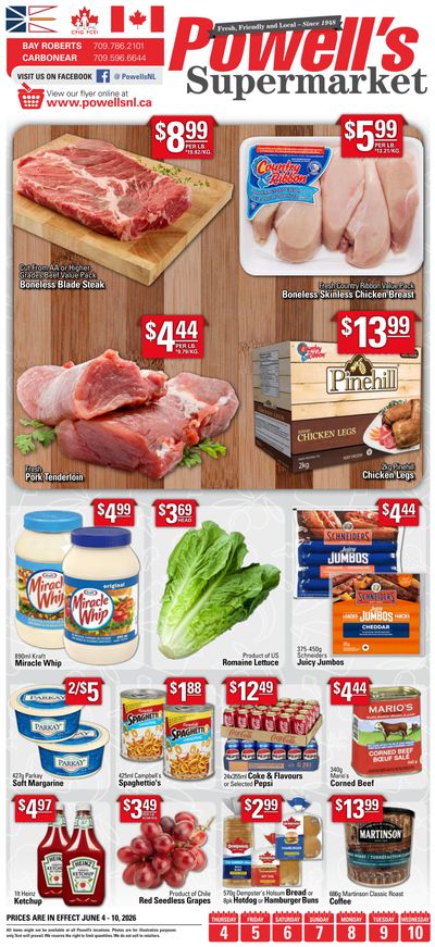 Powell's Supermarket Flyer June 4 to 10