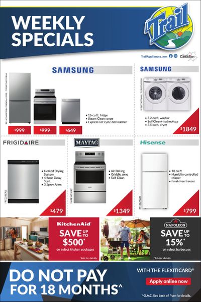 Trail Appliances (AB & SK) Flyer June 4 to 10