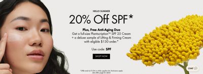 Origins Canada: 20% off SPF with Promo Code + Free Gift With Purchase