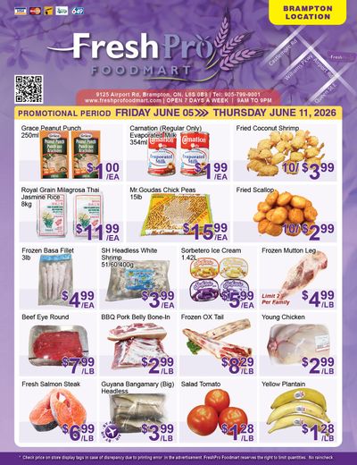 FreshPro Foodmart (Brampton) Flyer June 5 to 11