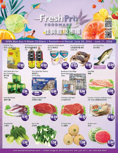 FreshPro Foodmart (Richmond Hill) Flyer June 5 to 11