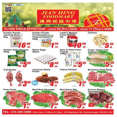 Jian Hing Foodmart (Scarborough) Flyer June 5 to 11