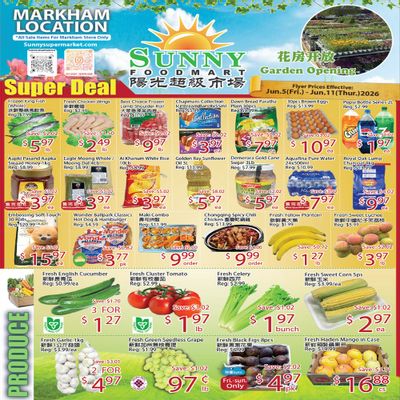 Sunny Foodmart (Markham) Flyer June 5 to 11