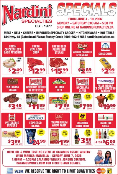Nardini Specialties Flyer June 4 to 10