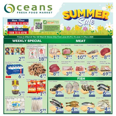 Oceans Fresh Food Market (Brampton) Flyer June 5 to 11