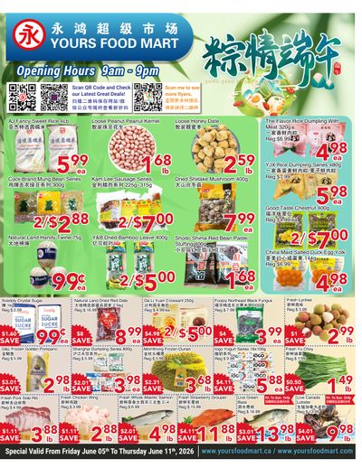 Yours Food Mart Flyer June 5 to 11