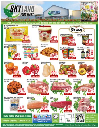 Skyland Food Mart Flyer June 5 to 11