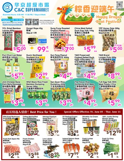 C&C Supermarket Flyer June 5 to 11