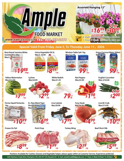 Ample Food Market (Brampton) Flyer June 5 to 11