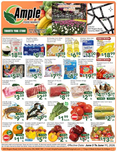 Ample Food Market (North York) Flyer June 5 to 11