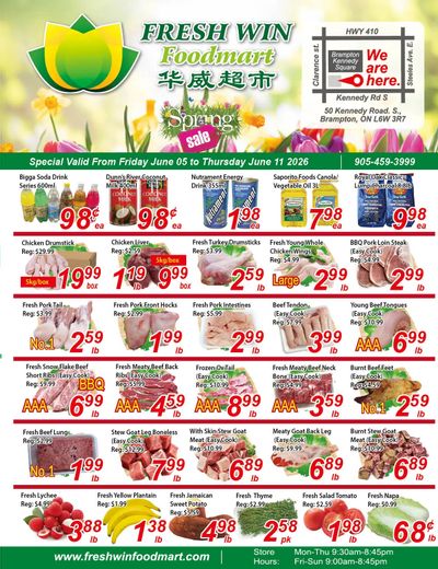 Fresh Win Foodmart Flyer June 5 to 11