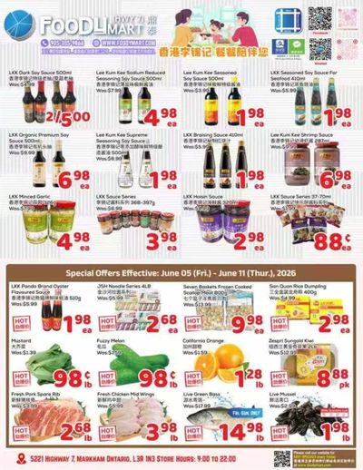 FoodyMart (HWY7) Flyer June 5 to 11