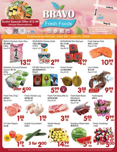 Bravo Fresh Foods Flyer June 5 to 11