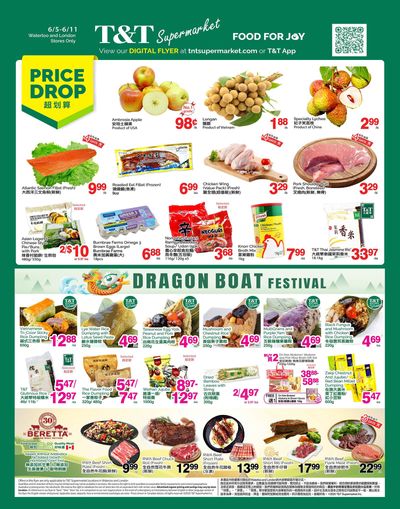 T&T Supermarket (London & Waterloo) Flyer June 5 to 11